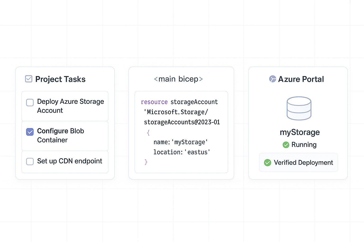 Slack-style task interface placeholder